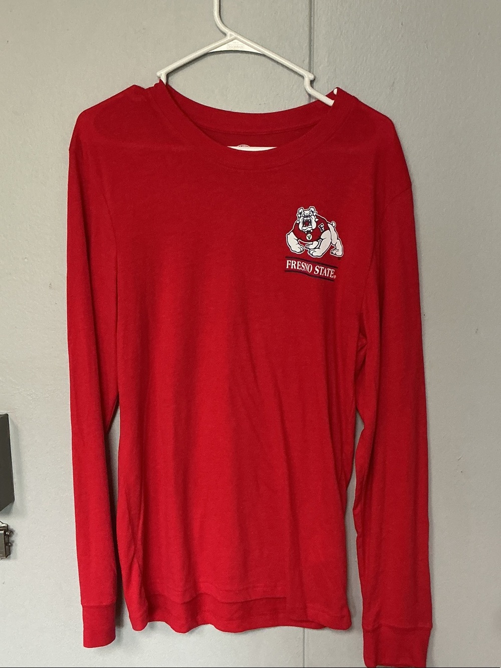 Rivalry Threads Red Fresno State Long-Sleeve Tee